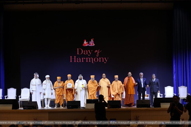 Abu Dhabi Celebrates ‘Day of Harmony’ with World Religious Leaders as part of Inauguration of BAPS Hindu Mandir