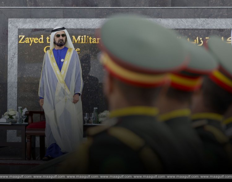 Sheikh Mohammed  attends graduation ceremony of Zayed II Military College