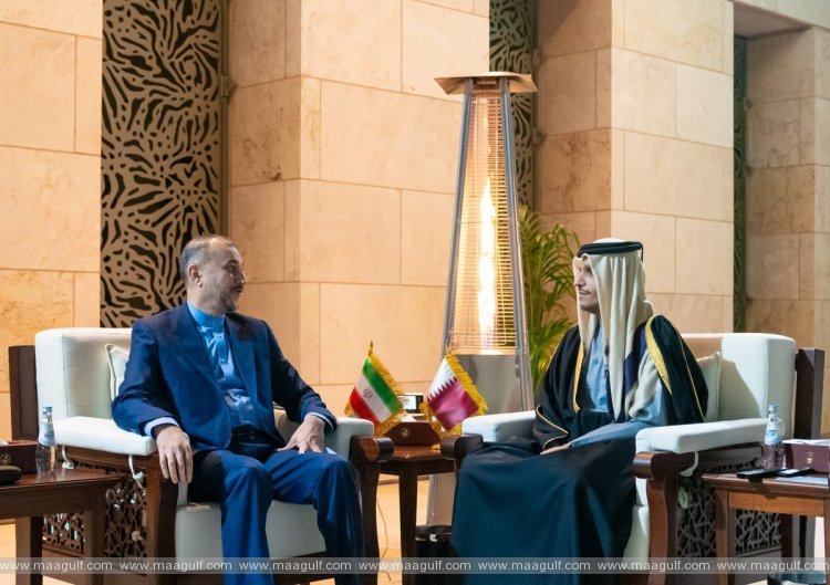 గాజా పరిస్థితి పై చర్చించిన ఖతార్, ఇరాన్