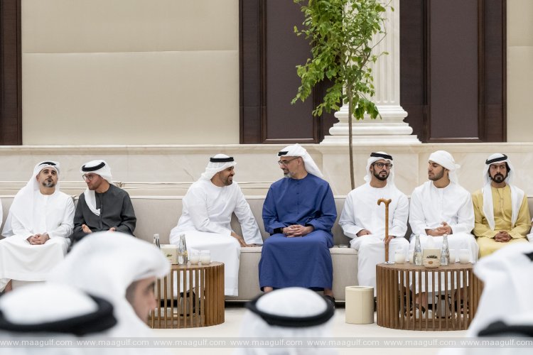 Crown Prince of Abu Dhabi receives Ramadan well-wishers