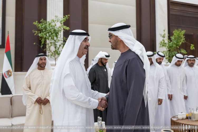 UAE President welcomes Ruler of Umm Al Qaiwain