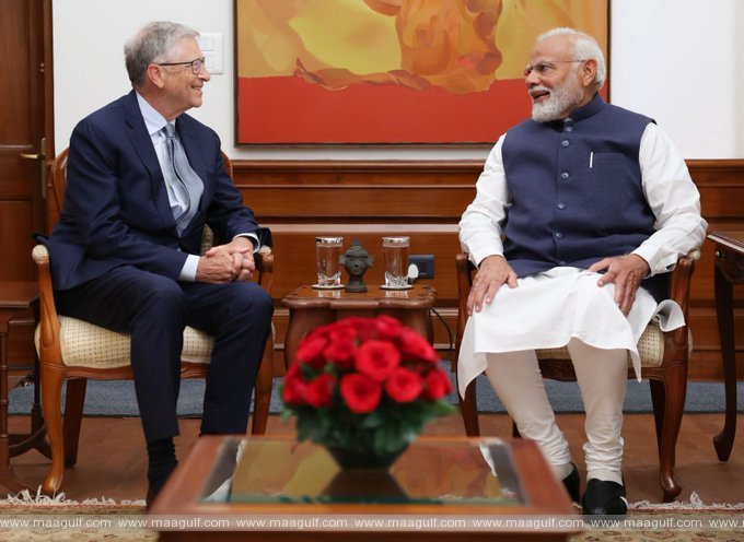 మోడీతో బిల్ గేట్స్ సమావేశం..ఏఐ సహా పలు అంశాలపై చర్చ