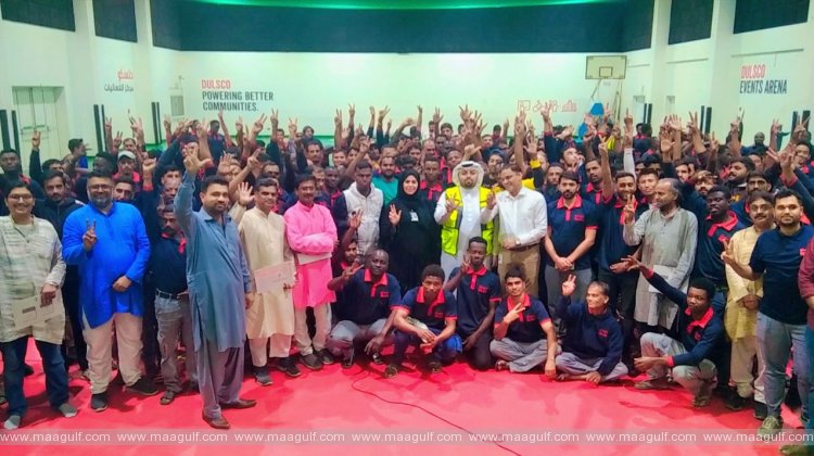 20 More than 3500 Male & Female Laborers participate in the Yoga Events