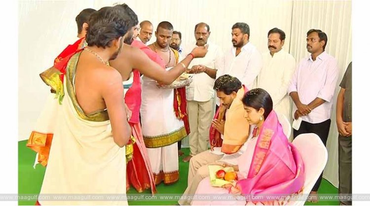 1 ఉగాది వేడుకల్లో పాల్గొన్న సీఎం జగన్ దంపతులు
