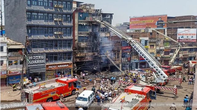 6 dead after fire engulfs busy Patna hotel; 40 rescued