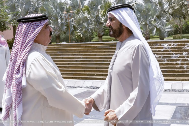 Sheikh Mohammed meets with King of Bahrain, explores opportunities to strengthen bilateral relations