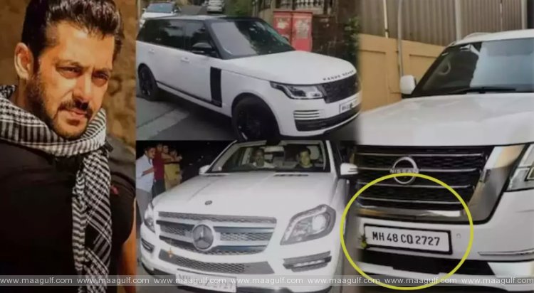 Salman Khan seen in a bullet proof car