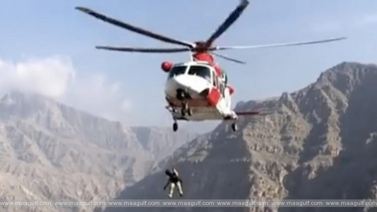 రస్ అల్ ఖైమాలో గాయపడ్డ వ్యక్తి ఎయిర్‌లిఫ్ట్