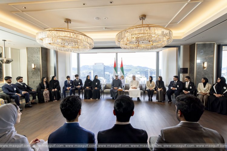 UAE President meets Emirati students during state visit to Republic of Korea