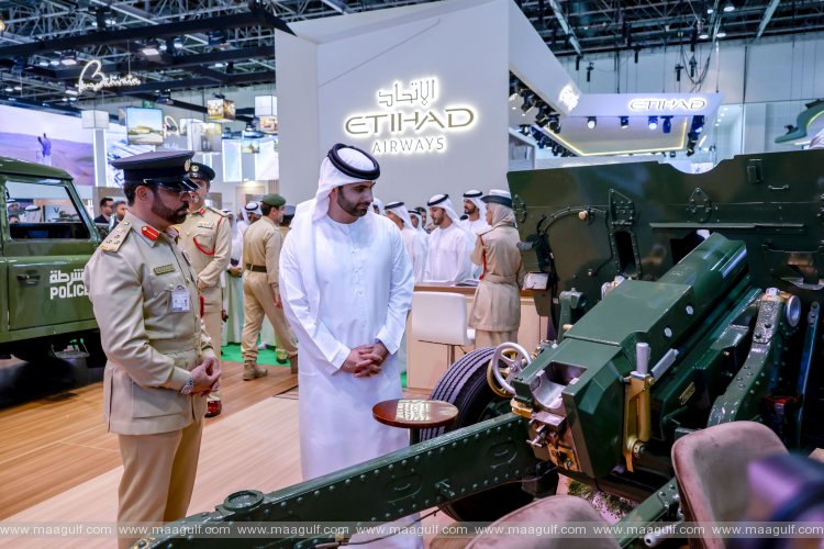 Mansoor bin Mohammed tours Arabian Travel Market 2024