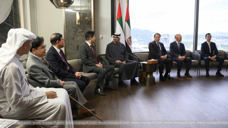 UAE President meets with Korean business leaders in Seoul