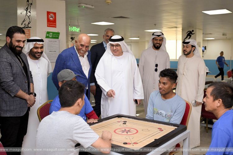 20 Minister of Human Resources and Emiratisation visits labour accommodation facility in Abu Dhabi