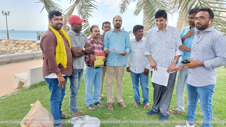 Election campaign in Kuwait by NRI Telugu Desam Kuwait