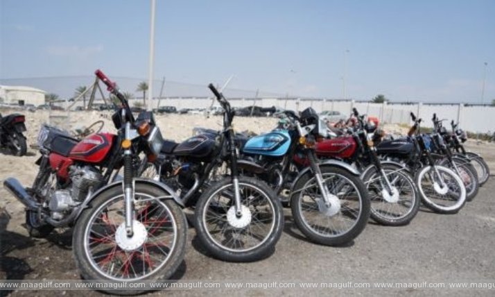 2024లో 156 మోటర్ సైకిల్స్ స్వాధీనం