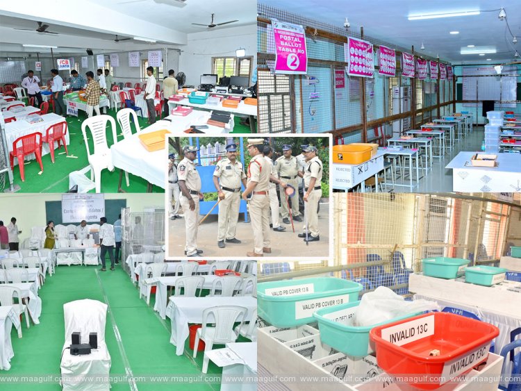 ఏపీలో కౌంటింగ్‌కు భారీ భద్రత ఏర్పాట్లు