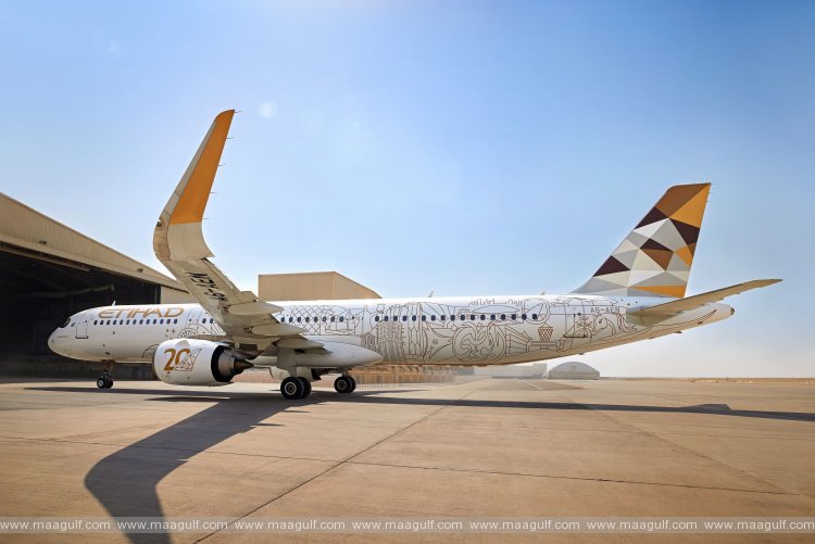 Etihad unveils 20th anniversary livery