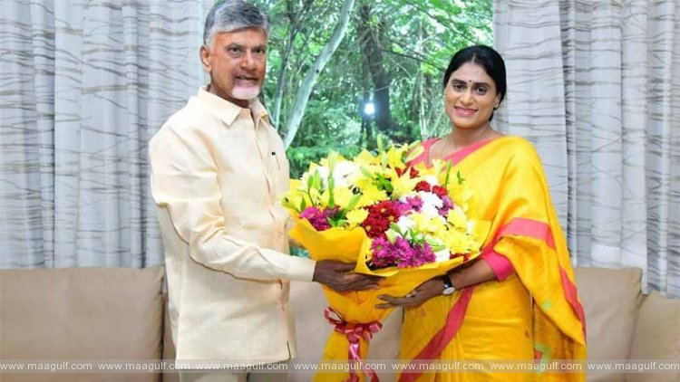 చంద్రబాబు కు వైఎస్ షర్మిల శుభాకాంక్షలు