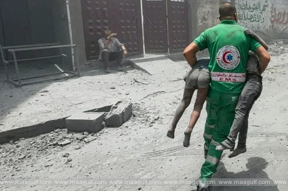 గాజా పై ఇజ్రాయెల్ బాంబు దాడి..45 మంది పౌరులు మృతి