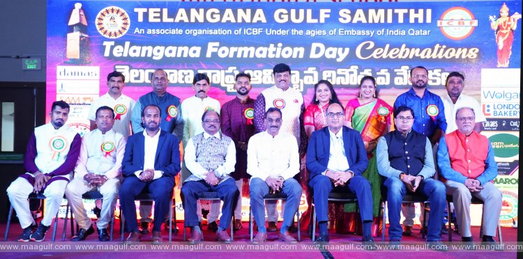 తెలంగాణ గల్ఫ్ సమితి ఆధ్వర్యంలో ఘనంగా తెలంగాణ అవతరణ దశాబ్ది సంబరాలు