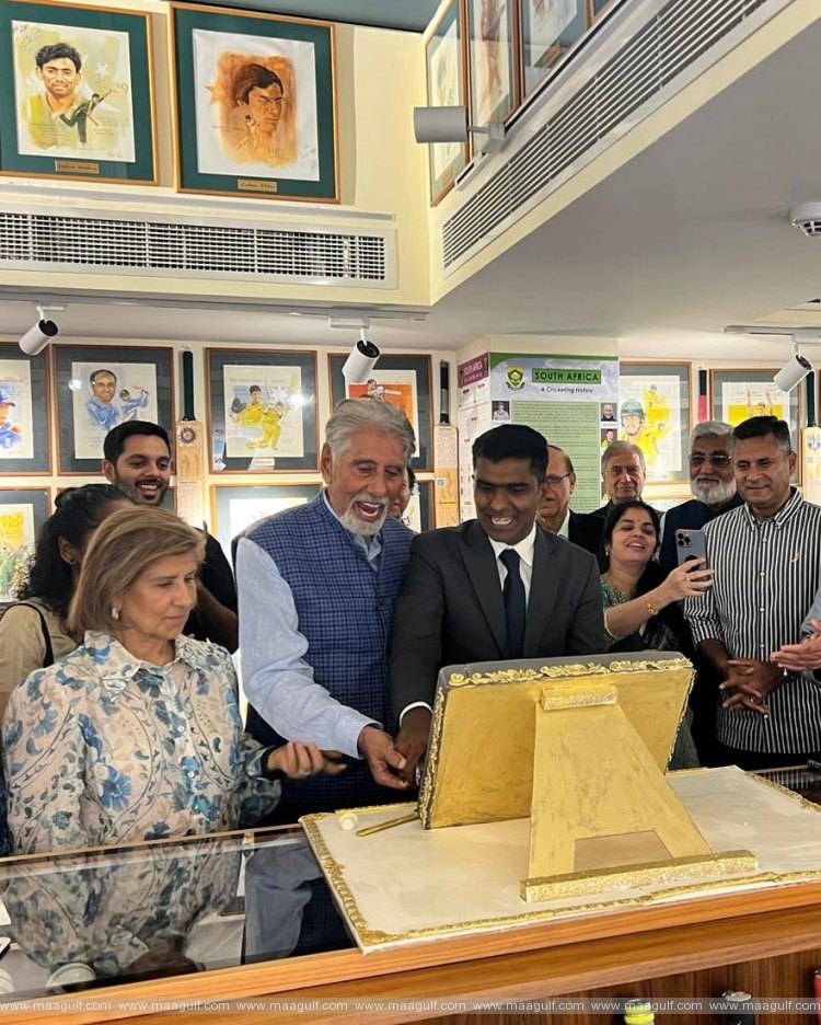 Consul General Of India inaugurates the website of Shyam Bhatia Cricket Museum