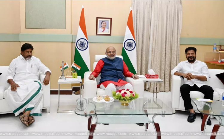 గవర్నర్‌తో సీఎం రేవంత్, డిప్యూటీ సీఎం విక్రమార్క భేటీ