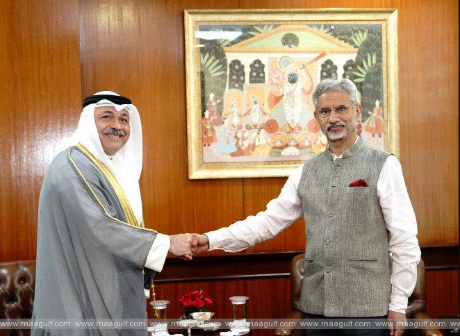 భారత విదేశాంగ మంత్రితో కువైట్ రాయబారి భేటీ