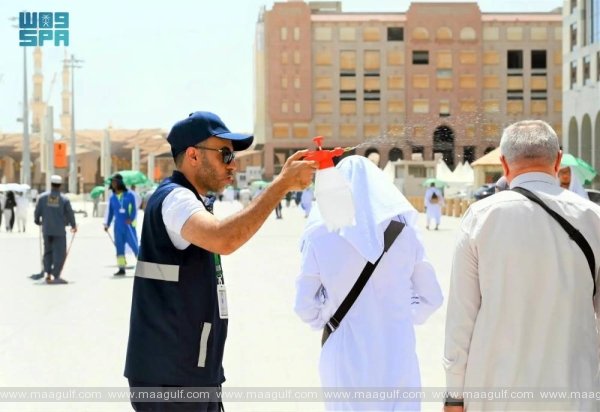 హీట్ స్ట్రెస్ పై మదీనాలో హెల్త్ క్లస్టర్ క్యాంపెయిన్