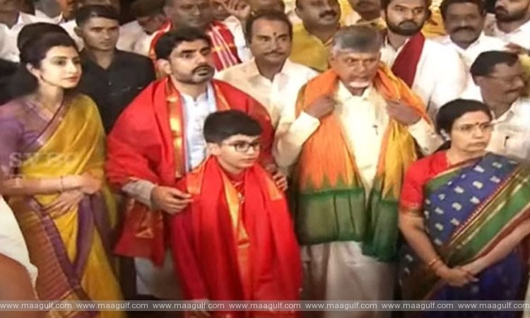 తిరుమల శ్రీవారి సేవలో సీఎం చంద్రబాబు..