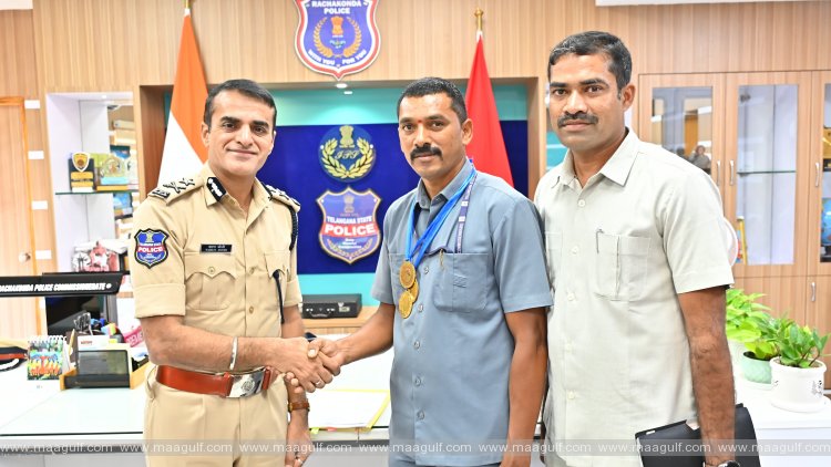అథ్లెటిక్స్ ఛాంపియన్షిప్ పోటీల్లో మూడు బంగారు పతకాలు సాధించిన రాచకొండ పోలీస్