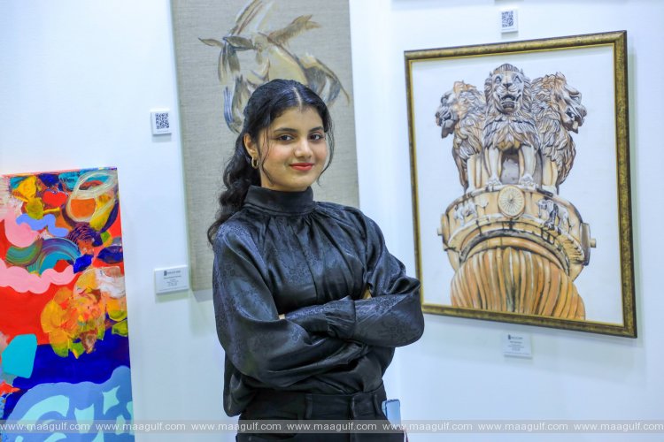 20 Art world..Emerging star artist Afshan Nawaz Khan