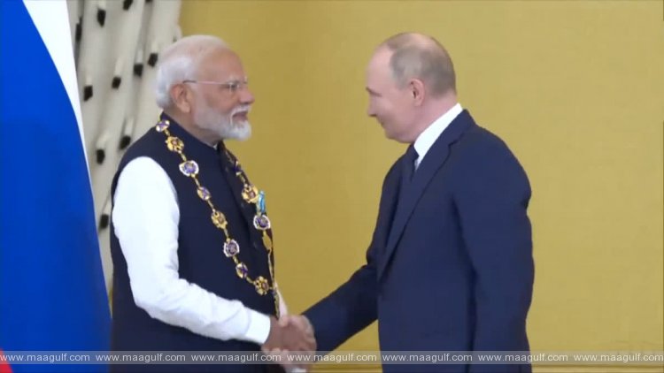 ప్రధాని మోదీకి రష్యా అత్యున్నత పౌర పురస్కారం..
