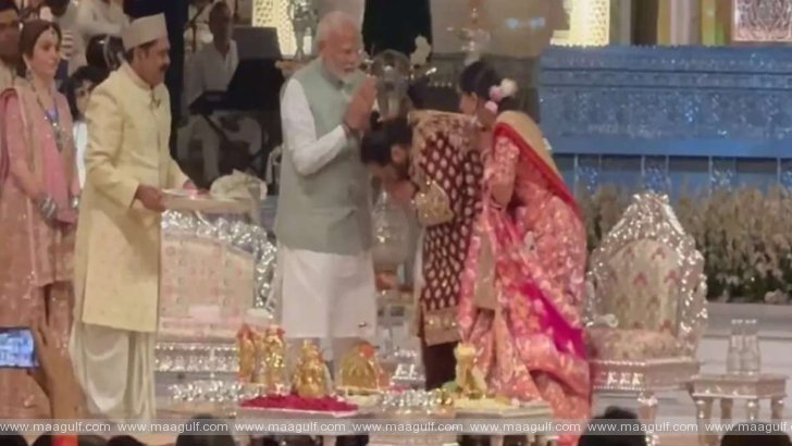 అనంత్‌- రాధిక ‘శుభ్‌ ఆశీర్వాద్‌’ వేడుక..హాజరైన ప్రధాని మోదీ..