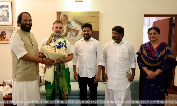 ఏఐసీసీ అగ్రనేత రాహుల్ గాంధీతో ముగిసిన సీఎం రేవంత్ రెడ్డి భేటీ..