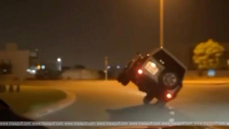 దుబాయ్ లో రోడ్ స్టంట్స్.. 50,000 దిర్హామ్‌లు జరిమానా