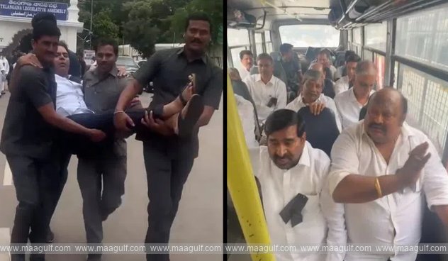 బీఆర్ఎస్ ఎమ్మెల్యేల అరెస్ట్
