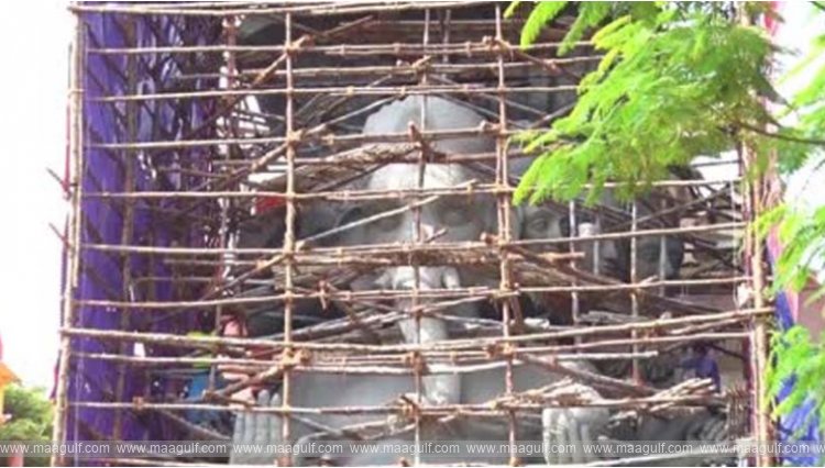 తుది దశకు చేరుకున్న ఖైరతాబాద్‌ గణపతి నిర్మాణ పనులు