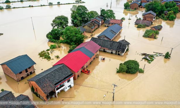 చైనాలో భారీ వరదలు