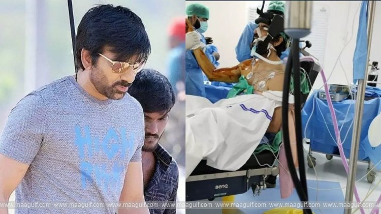 గాయాలతో నిండిపోయిన హీరో రవితేజ శరీరం..
