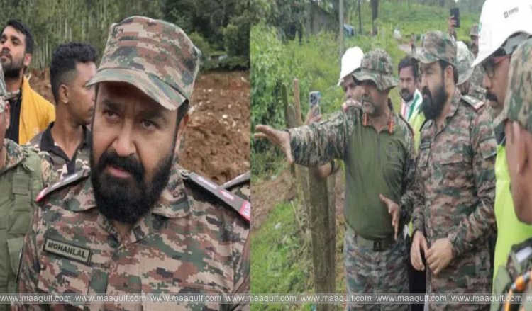 లెఫ్టినెంట్ కల్నల్‌ హోదాలో వయనాడ్‌ సహాయక చర్యల్లో మోహన్‌లాల్‌..