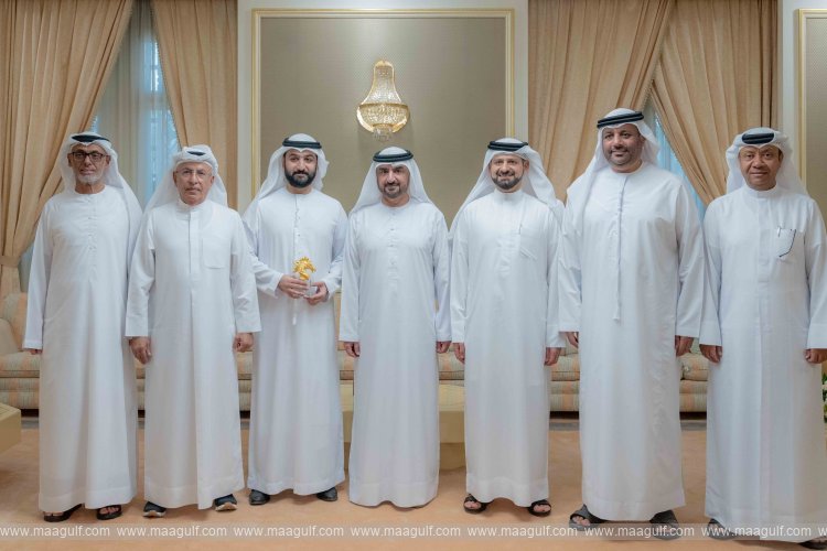 Abdullah bin Salem receives Sharjah Chess Club delegation