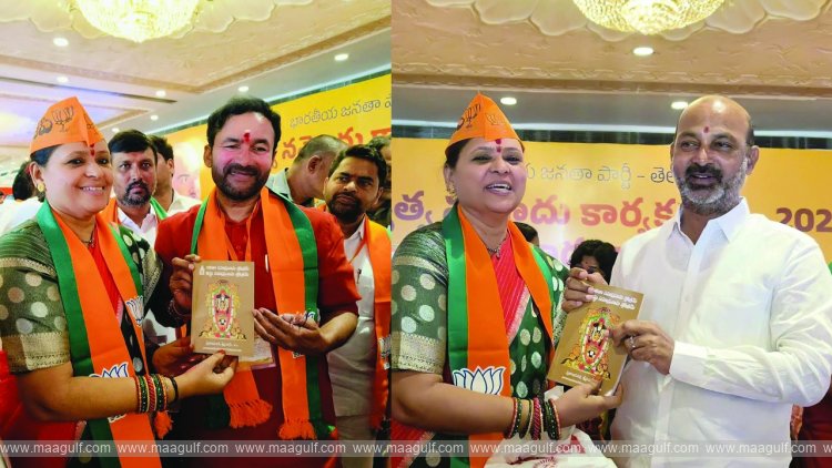 మంత్రరాశుల వెనుక \'శ్రీనివాస్\' కి  దైవబలం పుష్కలం: కేంద్ర మంత్రులు సంజయ్, కిషన్ రెడ్డి