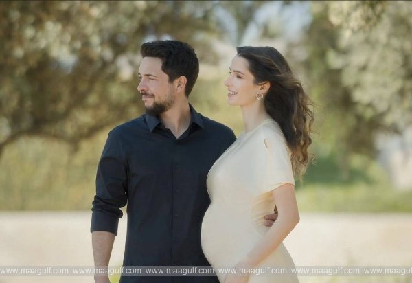 పాప ఇమాన్‌కి స్వాగతం పలికిన జోర్డాన్ క్రౌన్ ప్రిన్స్, ప్రిన్సెస్ రాజ్వా