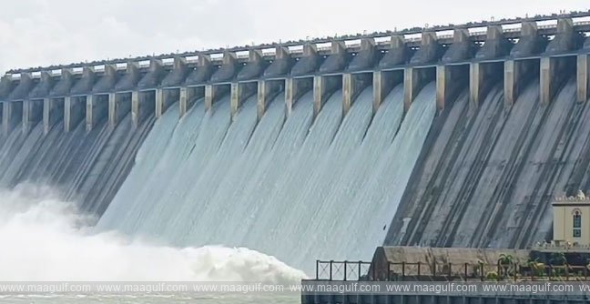 1 భారీగా వరద నీరు..తెరుచుకున్న నాగార్జునసాగర్ ఆరు గేట్లు