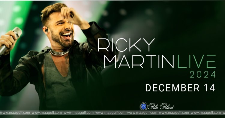 Global superstar Ricky Martin to perform in Dubai this December