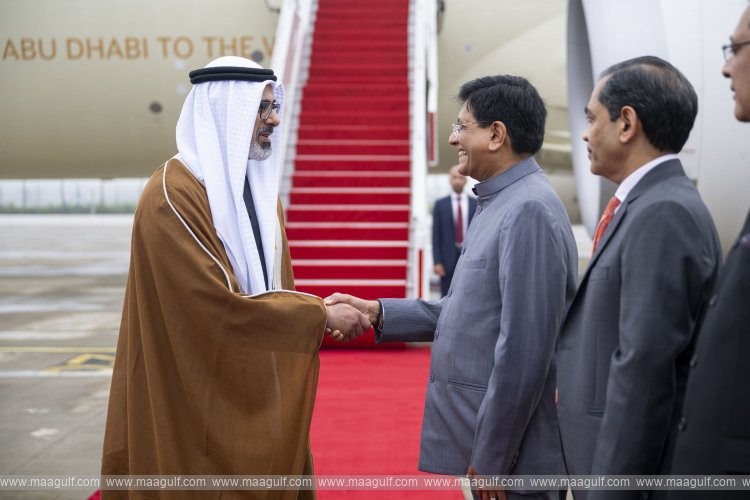 Crown Prince of Abu Dhabi arrives in New Delhi on official visit to India