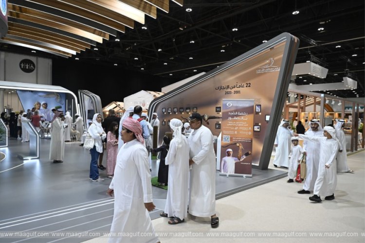 Emirates Falconers Club showcases its projects at ADIHEX 2024