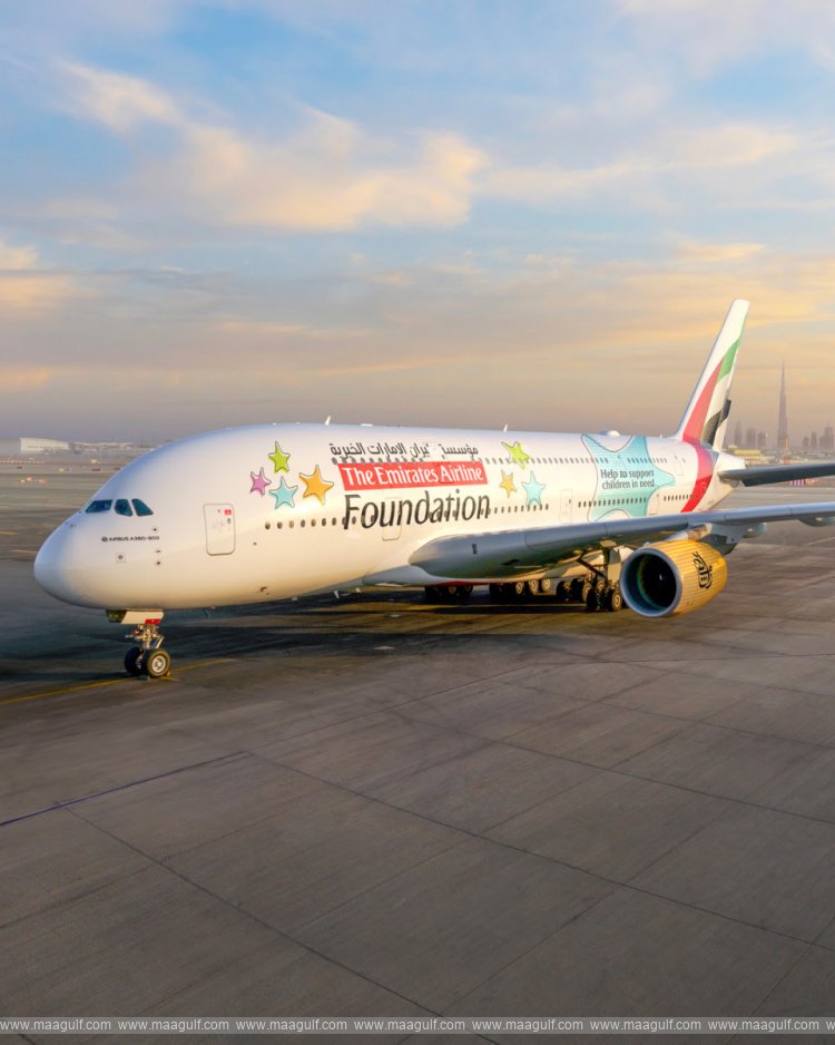 Emirates Airline Foundation unveils dedicated A380 livery