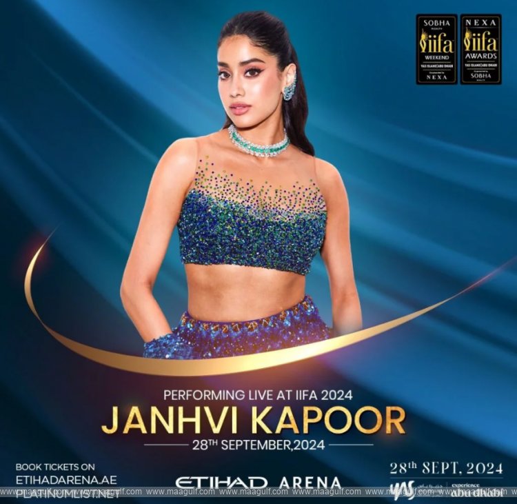 Janhvi Kapoor to take the stage with a Spectacular Performance at IIFA