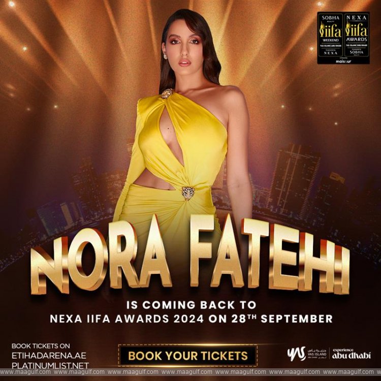 Nora Fatehi to bring her Signature Glamour and Power Moves the To IIFA Weekend 2024!