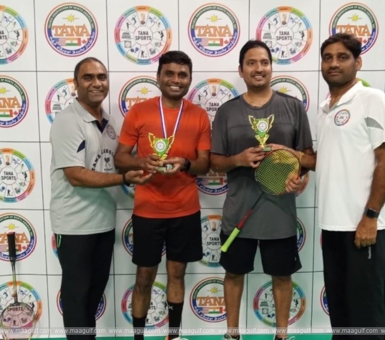1 TANA బ్యాడ్మింటన్ పోటీలు విజయవంతం